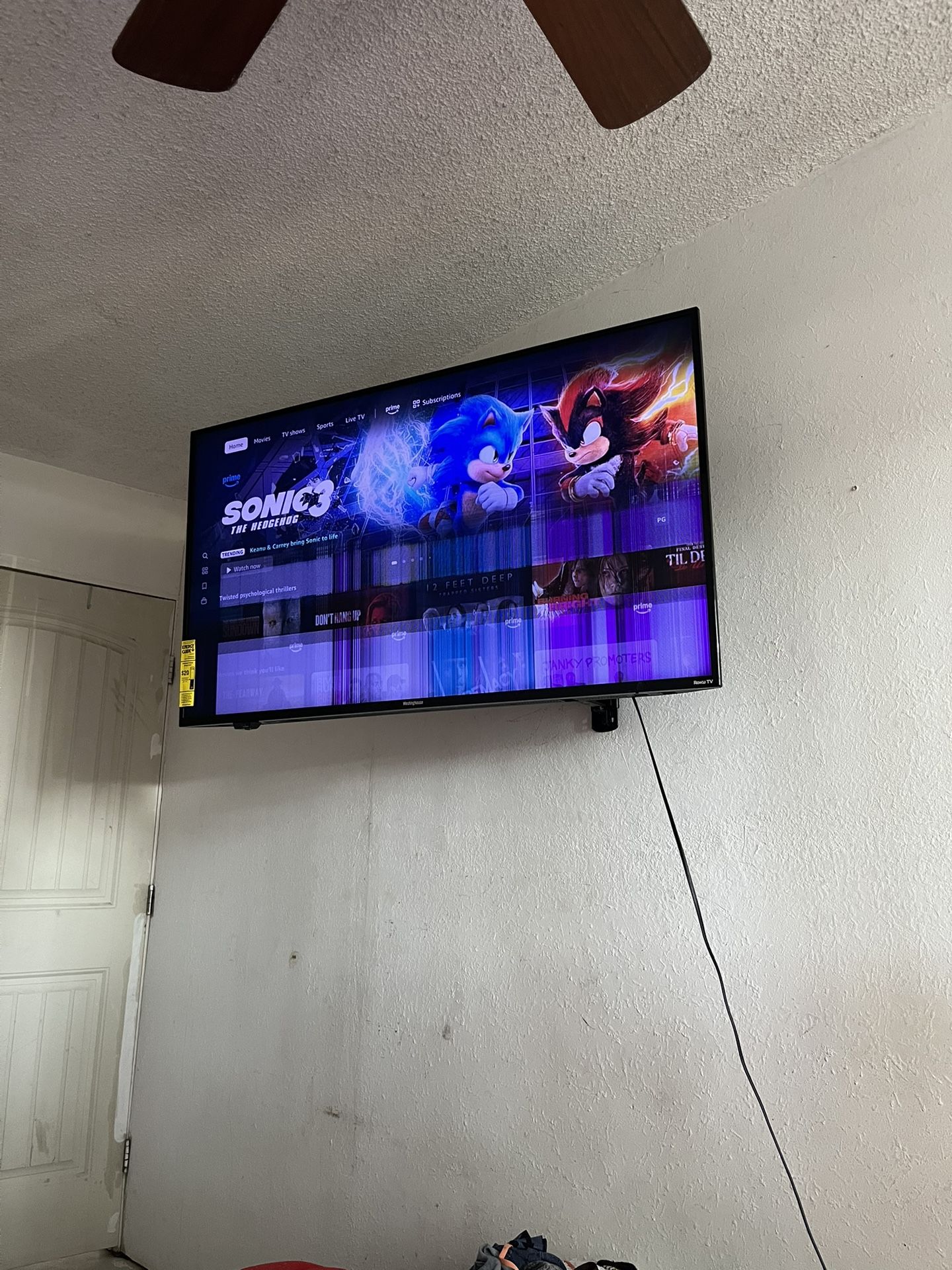 55 Inch Westinghouse TV
