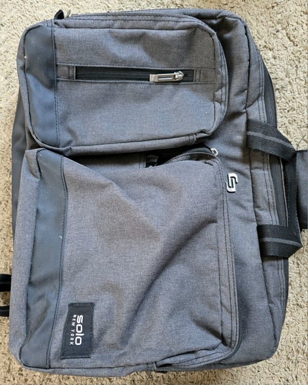 Solo New York Convertible Briefcase/Bookbag