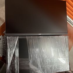 Two Acer 27” Monitors + Dual Monitor Desk Mount