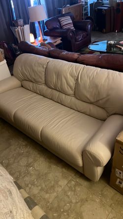 Leather couch