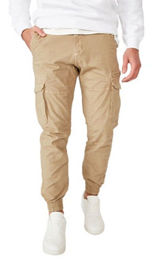 Cotton On Urban Jogger Cargo Pants 38 / Tan / New