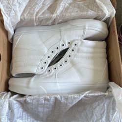 Vans White High Tops