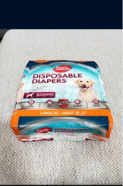 Disposable Dog Diapers, Female Dog Diapers $25