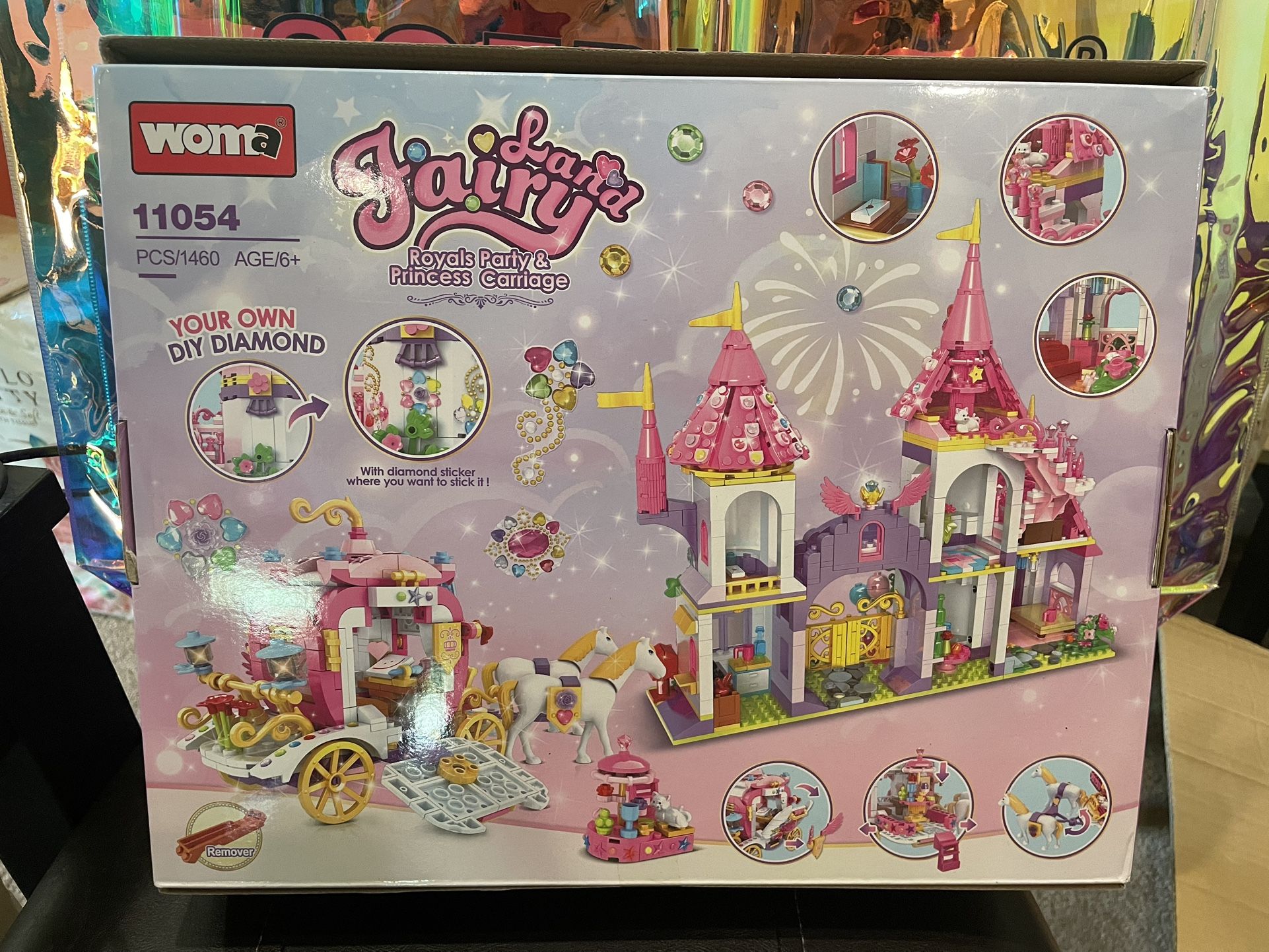 Christmas Gift-Girls Fairy Tale Castle Building Set – Brand New