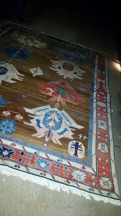 Large Hand knotted Turkish rug
