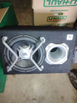 JBL slipstream 12" sub with amp