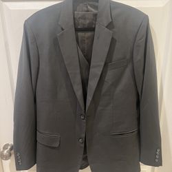 Suit Jacket With Matching Vest $25