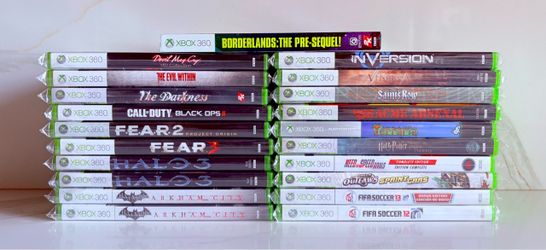 21 Xbox 360 Games (Protective Sleeved Cases)