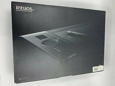 Wacom INTUOS4 PTK-440 Tablet with USB Cable & Wireless Grip Pen Mouse with box
