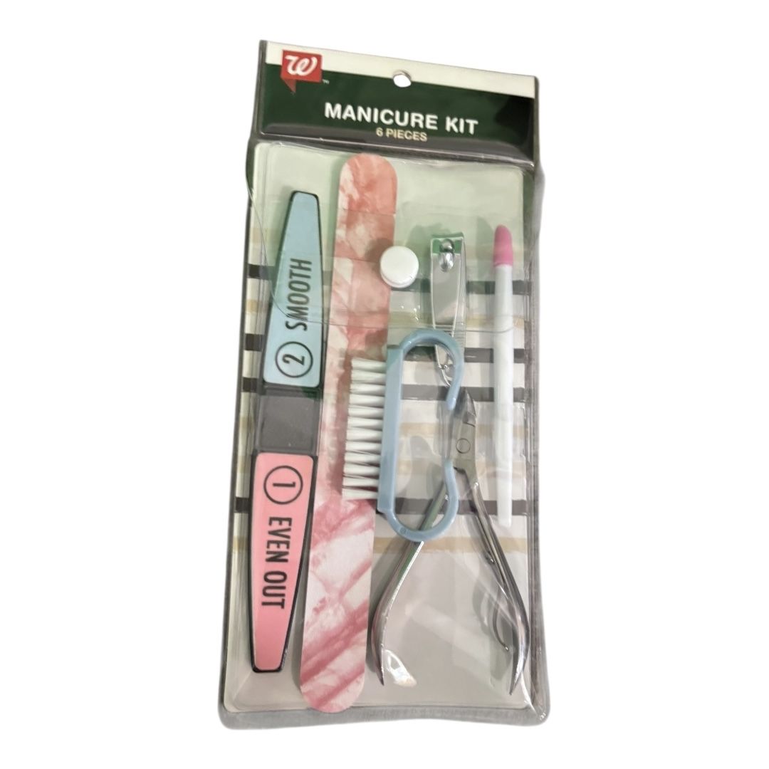 💅 Walgreens 6-Piece Manicure Kit – Nail Care Essentials (New & Sealed)