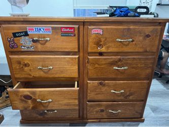 Wood dresser