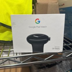 Google Pixel Watch - Android Smartwatch with Fitbit Activity Tracking - Heart Rate Tracking Watch - Matte Black Stainless Steel case with Obsidian Act