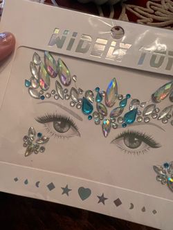 Reusable face gems- Halloween Costume