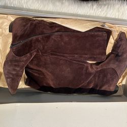 Vintage J. Crew  Leather Knee High Boots