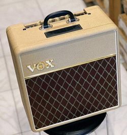 2016 Vox AC4 Limited Edition Tan Bronco 1x12 Speaker 4-watt Combo Guitar Amp