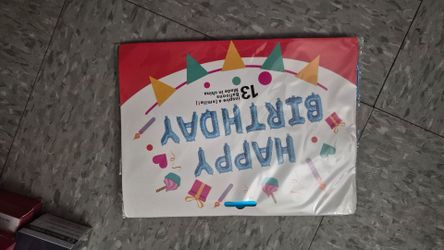 Happy birthday balloons