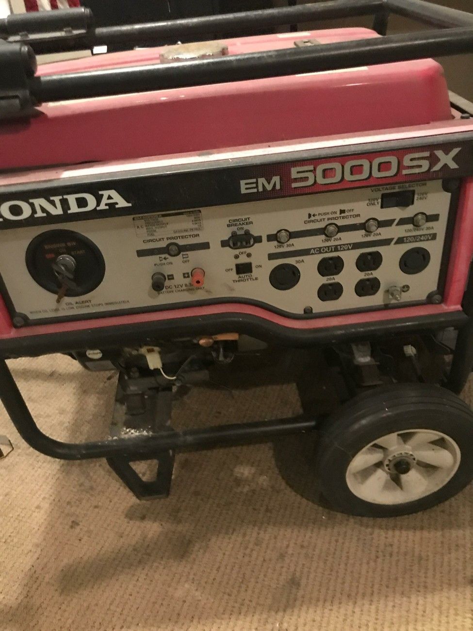 Honda EM5000SX Generator