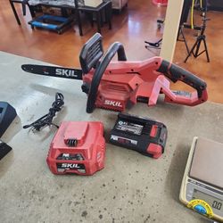 Skil CS4555-00 Chainsaw Cordless 40v 14 Inch With Battery And Charger 
