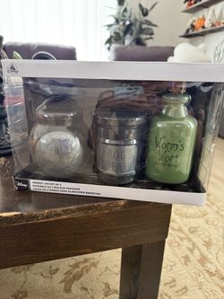 Disney Store Nightmare Before Christmas Trinket Jar Set Of 3