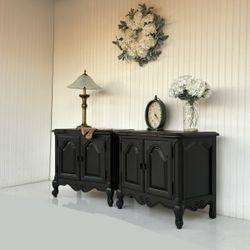 French Provincial Nightstands - Side Tables - Dresser Set - Bedroom Set - Bedside Tables 