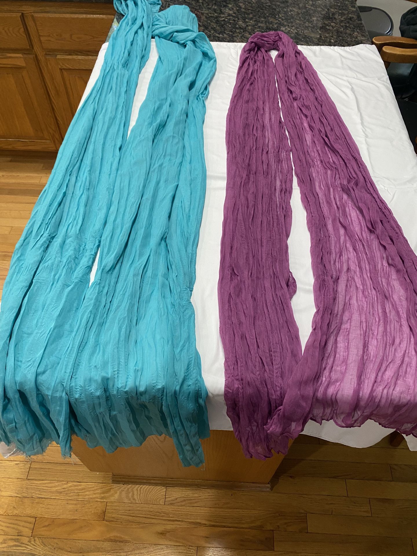 Teal And Purple Table Top Runners