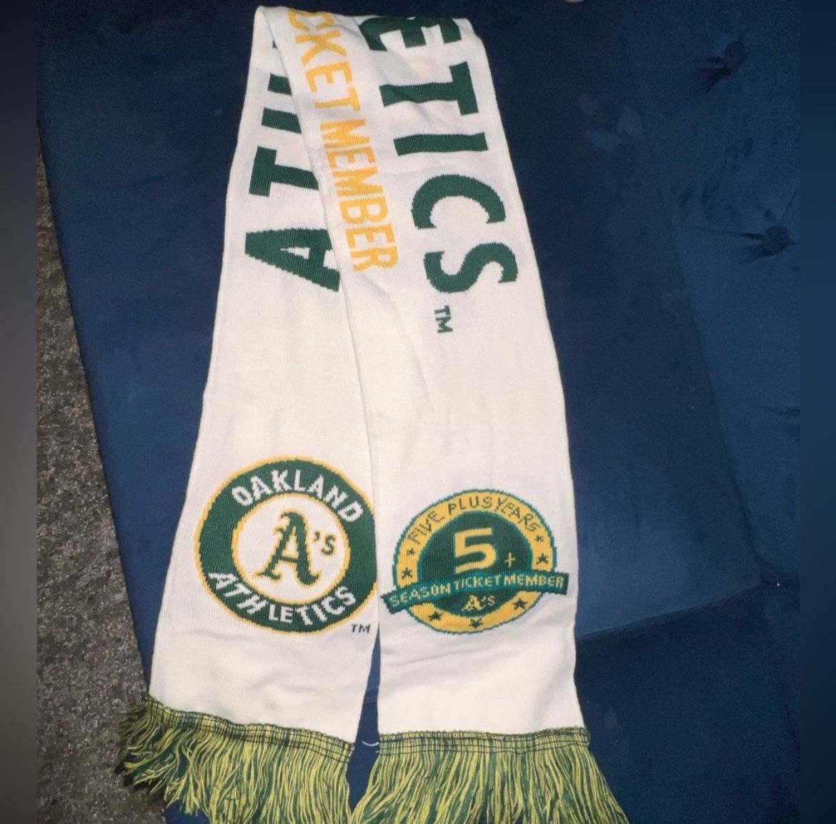 Oakland Athletics A's 5+ Season Ticket Member Scarf