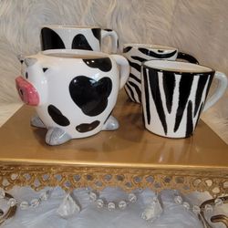 Cow Zebra Mugs