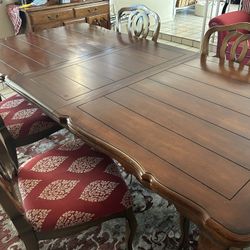 Solid Pecan Dining Table 