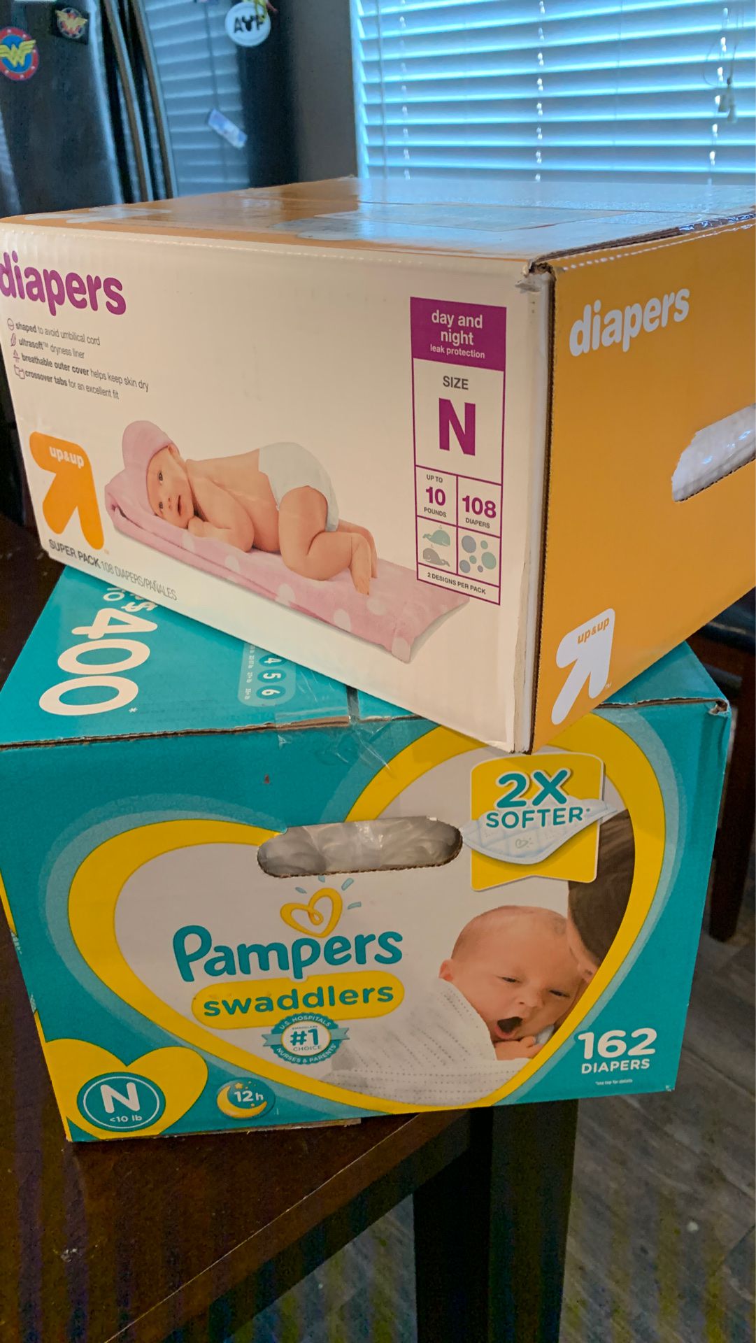 2 New NEWBORN Diapers