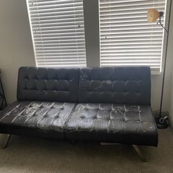 Fully Functional Futon – Just Peeling Faux Leather