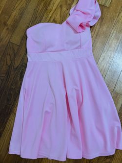 Hot Pink Mini Dress