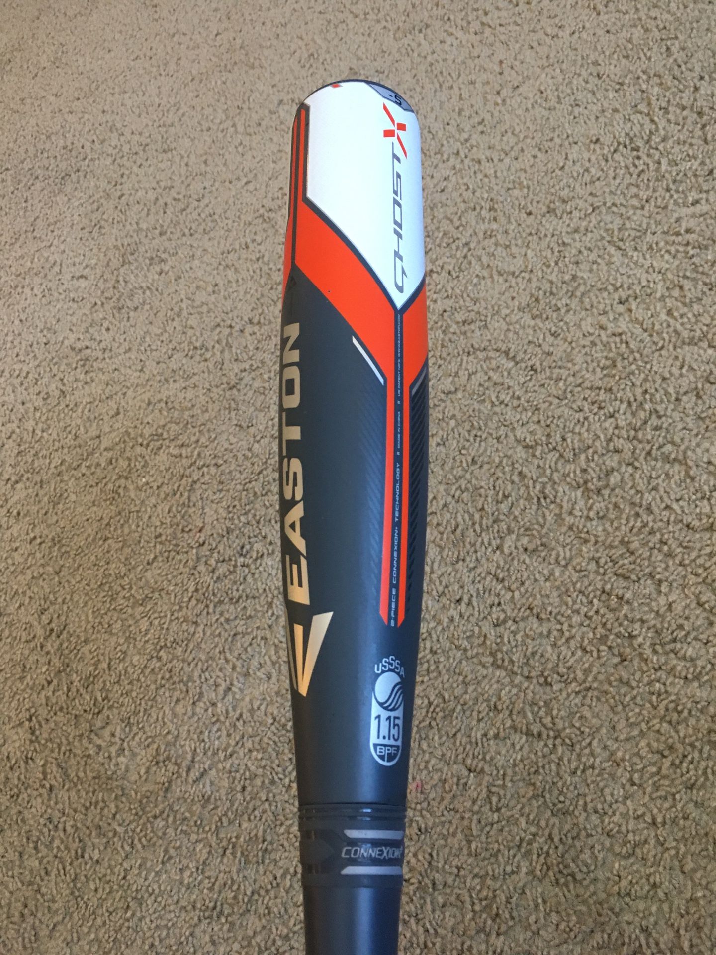Easton USSSA Ghost X Senior League Baseball Bat 2 3/4 (-5)