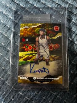 Koa Peat 2025 Topps Chrome McDonald's All American Superfractor Auto RC SP 1/1