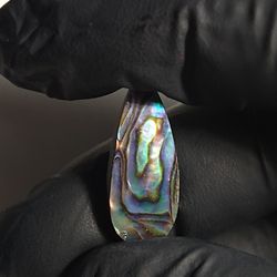 Polished Natural Abalone Flat Cab