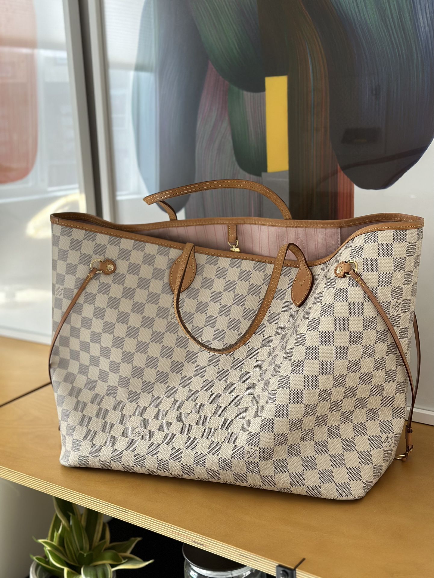 Louis Vuitton Neverfull MM Damier Azur for sale in Co. Galway for €1,300 on  DoneDeal