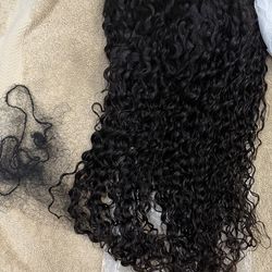 New! 20” 13x4 Transparent Lace, Wavy LaceFront Human hair Wig