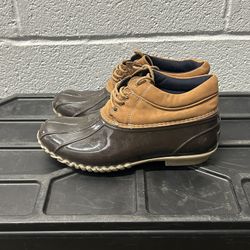 Tommy Hilfiger TWHEAT-M Rain Ankle Duck Boot Rubber Waterproof Brown Women's 9M