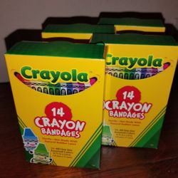 Crayola Bandaids 14 ct. Box! $3 a box!  