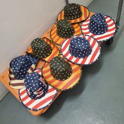 USA Flag Hats, Patriotic Hats , 4th Of July Hats ($15 Each)