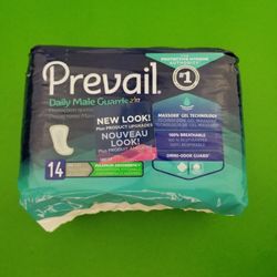 Prevail Incontinent Pad 12.5" L Contoured PV-811 Maximum 14 CT One Size Fits All
