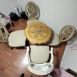 Wooden Dining Chairs (4)