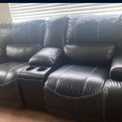  BLACKLEATHER SOFA