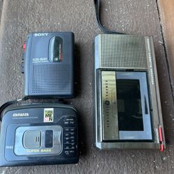 3 Untested Walkman Cassette Players For $25