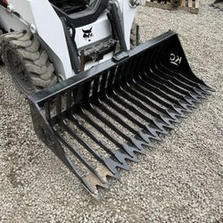 Skid Steer Skelton Rock Bucket 