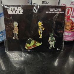 Star Wars Funko Pop! 4 Pack Enamel Pin Set Visions Band Target Exclusive Disney