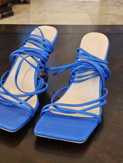 Tacones color Azul Especial Para $15