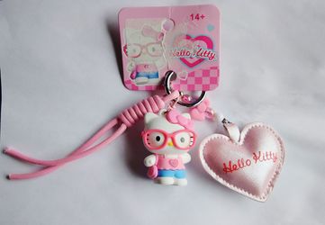 Hello Kitty Bag Charm Keychain