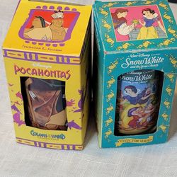 Vintage 90s Collectible Disney Cups From Burger King 1994