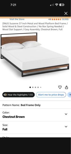 Zinus Bed frame Full size