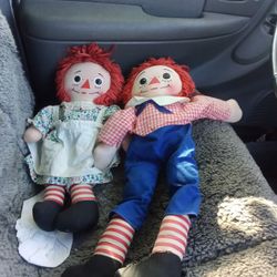 Original Raggedy Ann And Andy Cloth Doll